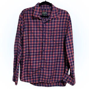 AMERICAN EAGLE SOFT PLAID FLANNEL MEN'S EUC L